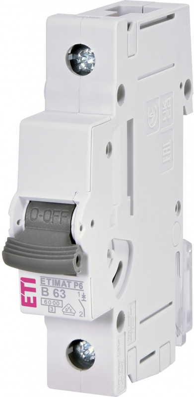 intrerupator de circuit etimat p6 1p b63 001900016